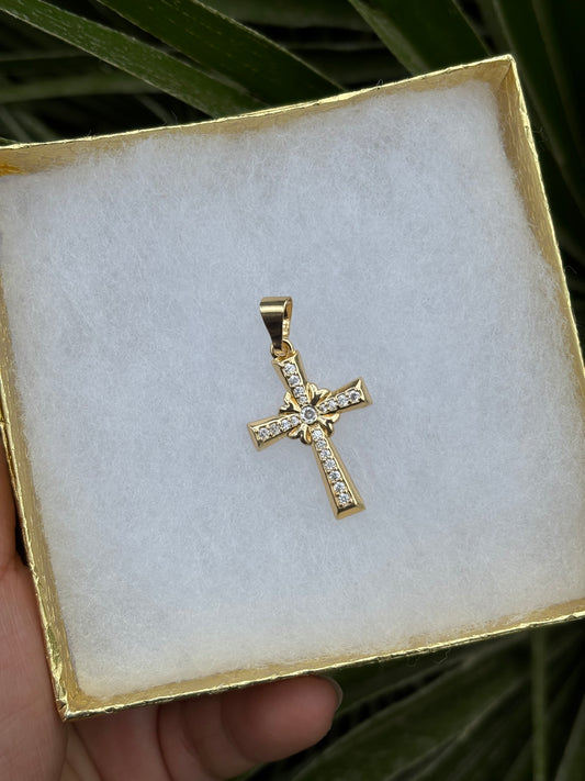 Flower Cross Pendat