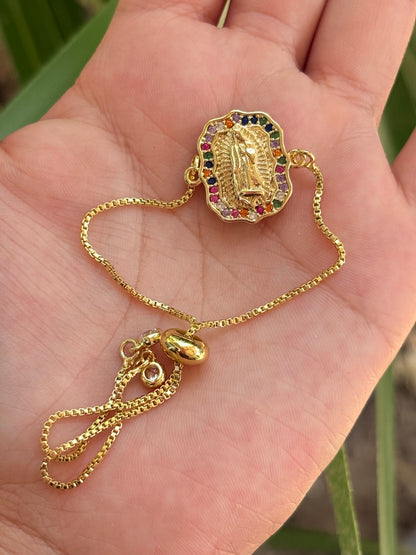Ajustable Virgen multi bracelet