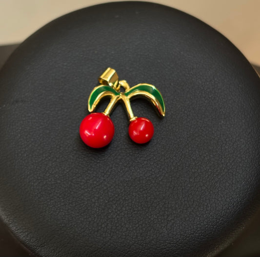 Double Cherry Pendant