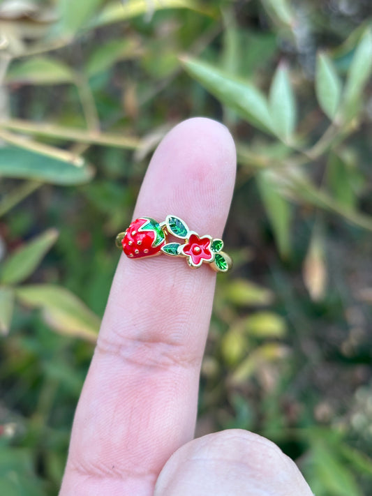 Fresa Flower Adjustable Ring