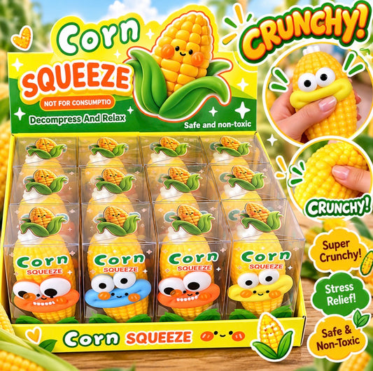 Corn face crunchy 12pcs Squishy