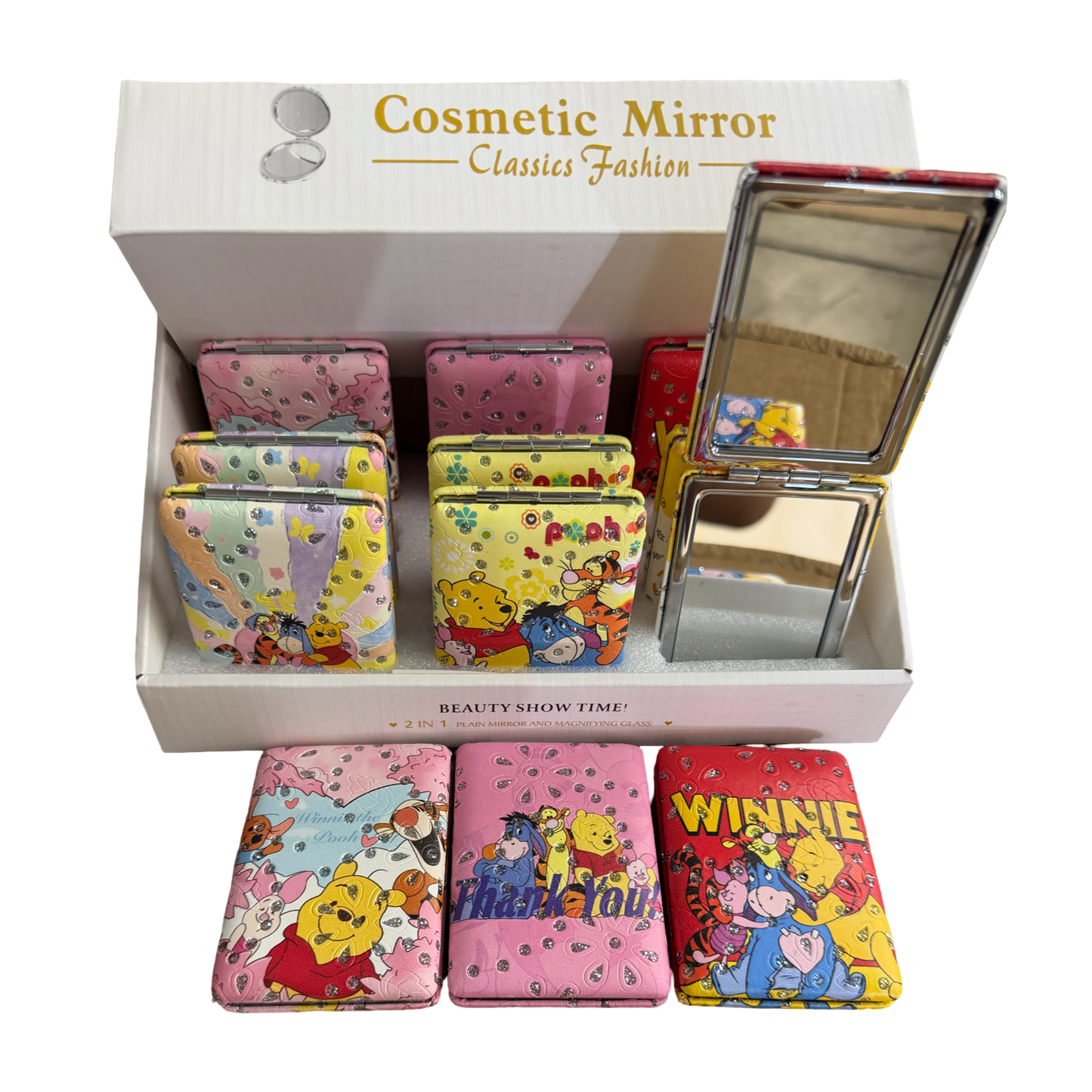 12pc Winnie Mirrors