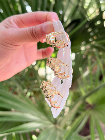 Mini Trébol hoop 6pcs