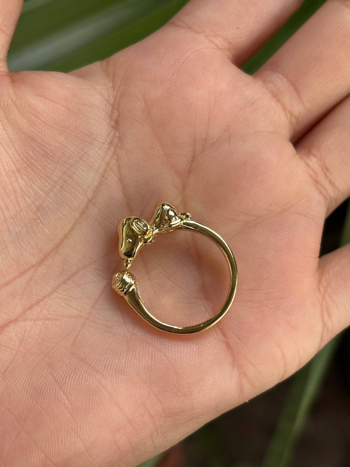 Snoopy ring ajustable