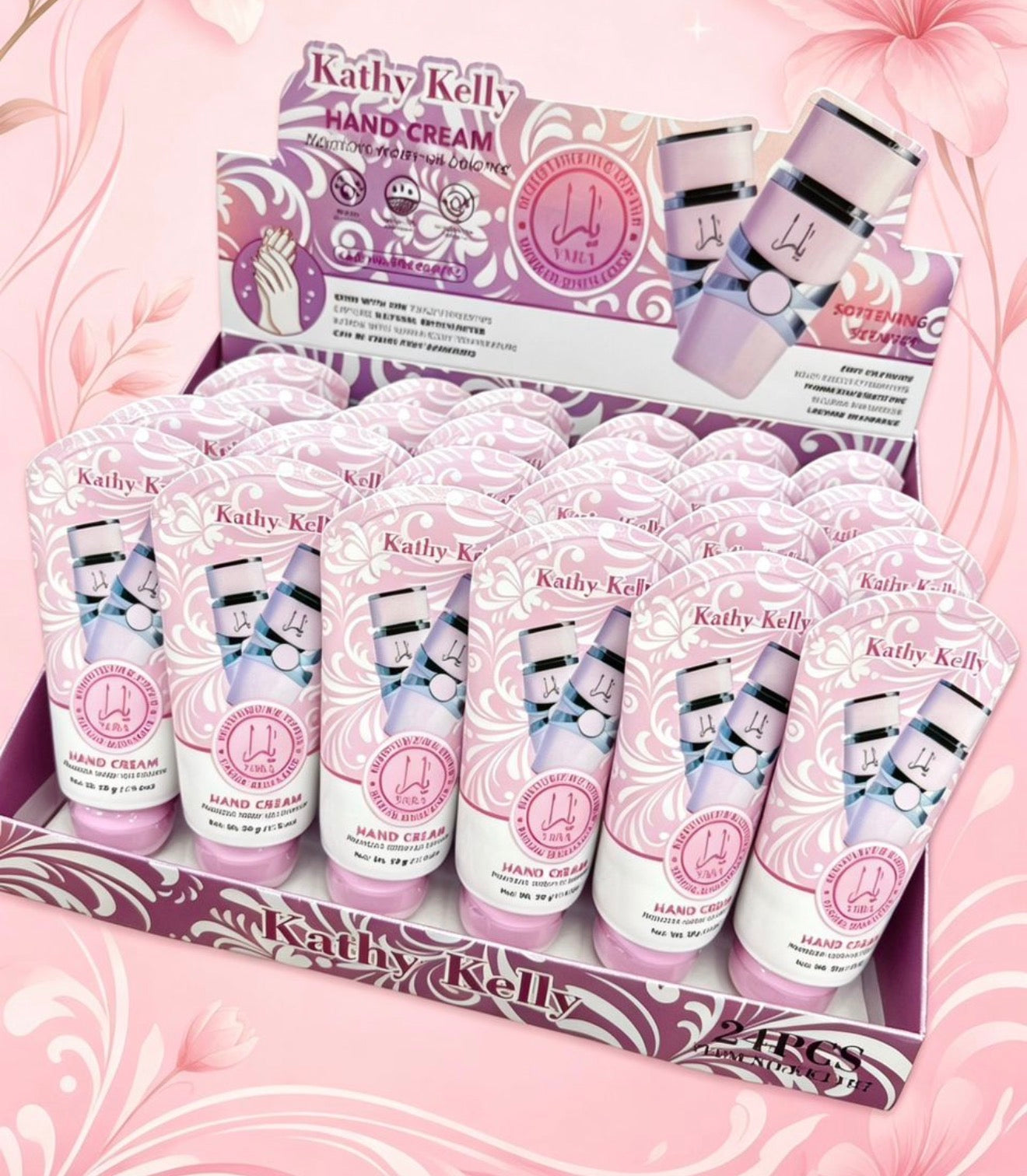 24pc Light Pink Hand Cream