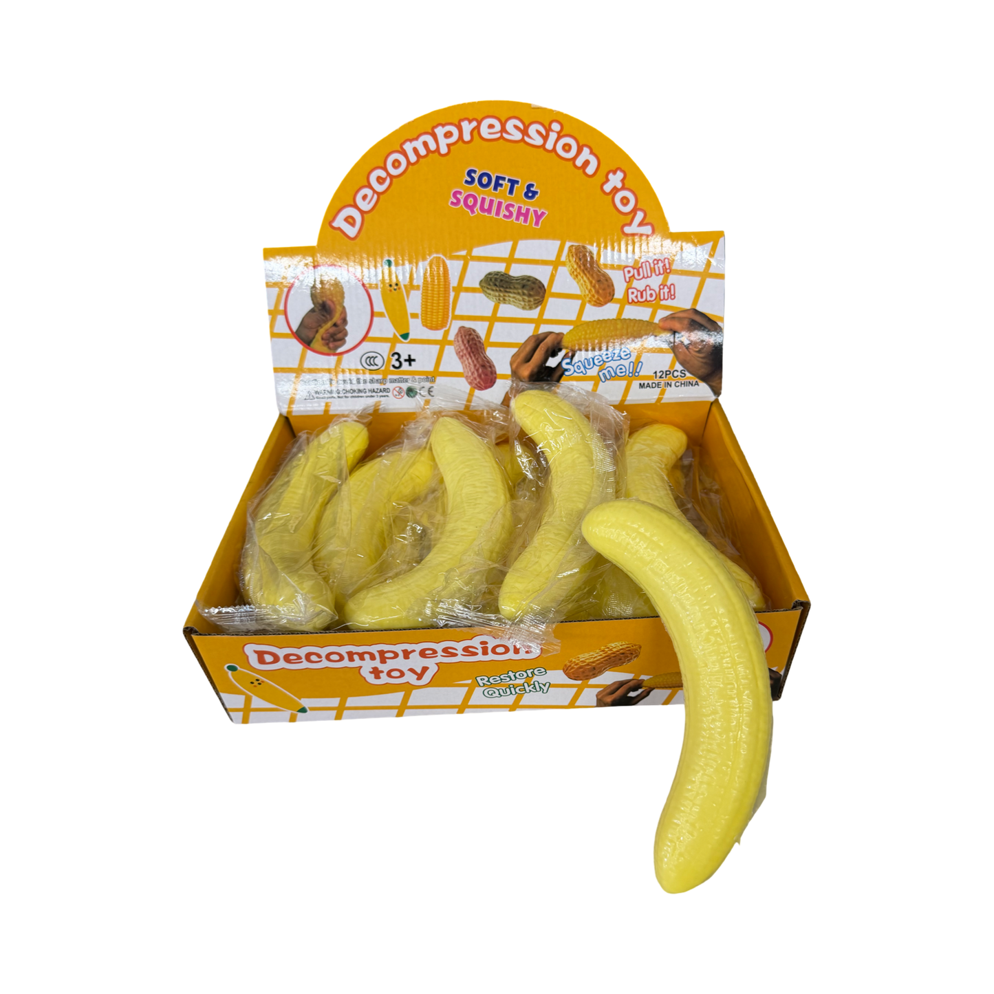 Banana Slow Rise Squishy 12pc