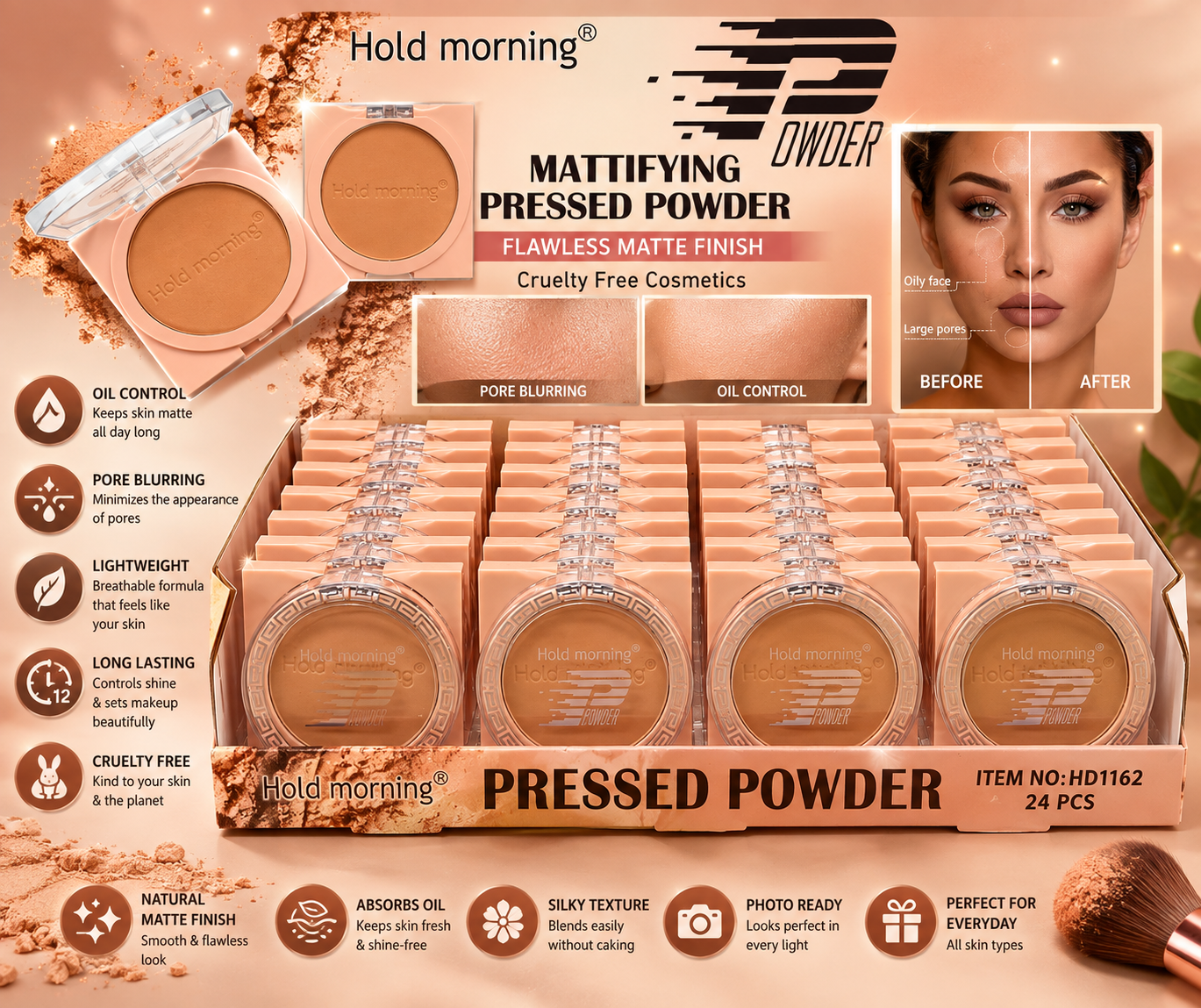 24pc Pressed Powder