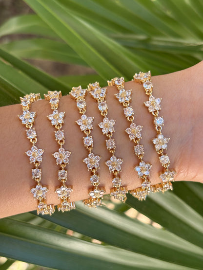 Bracelet flower 1pc