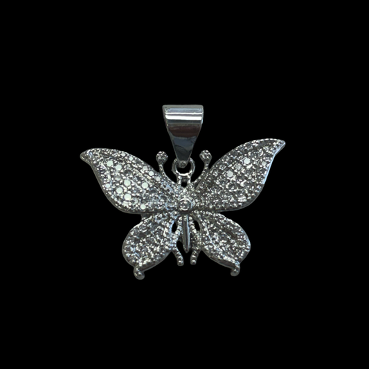 M-8 butterfly pendant
