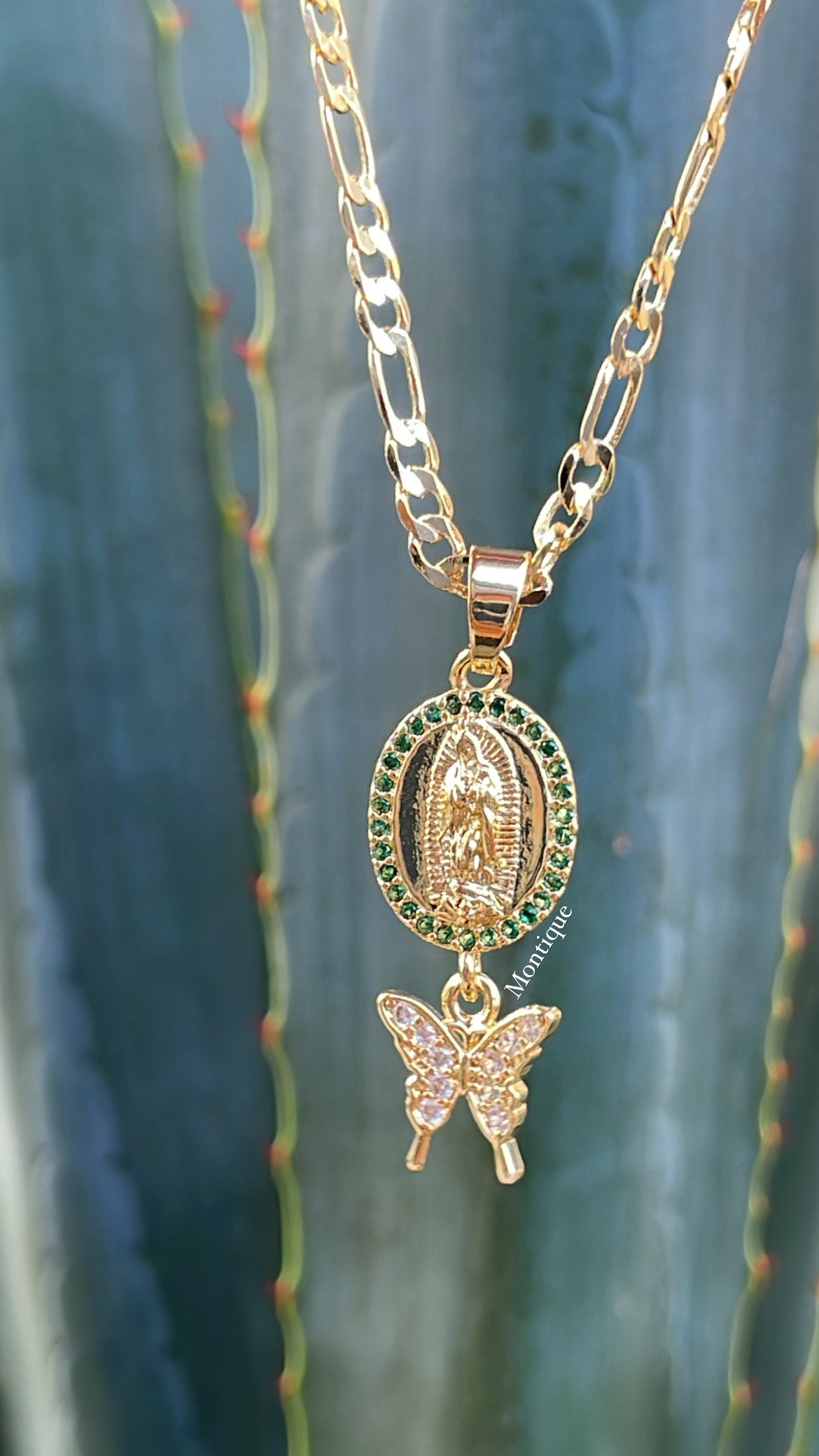 Virgen Butterfly Pendant