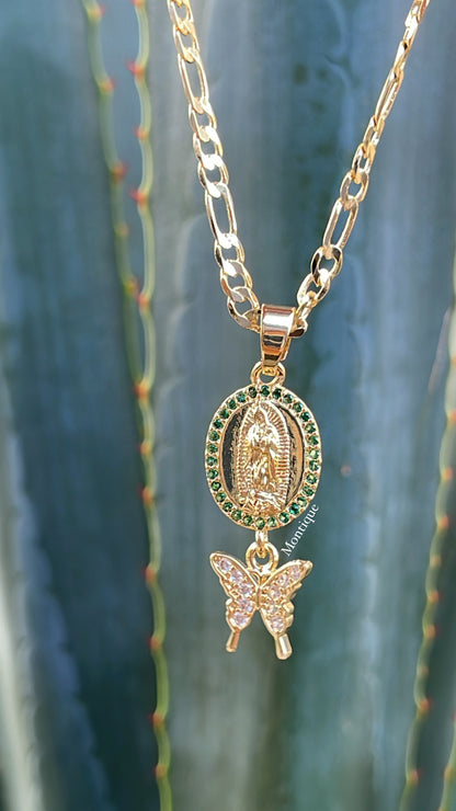 Virgen Butterfly Pendant