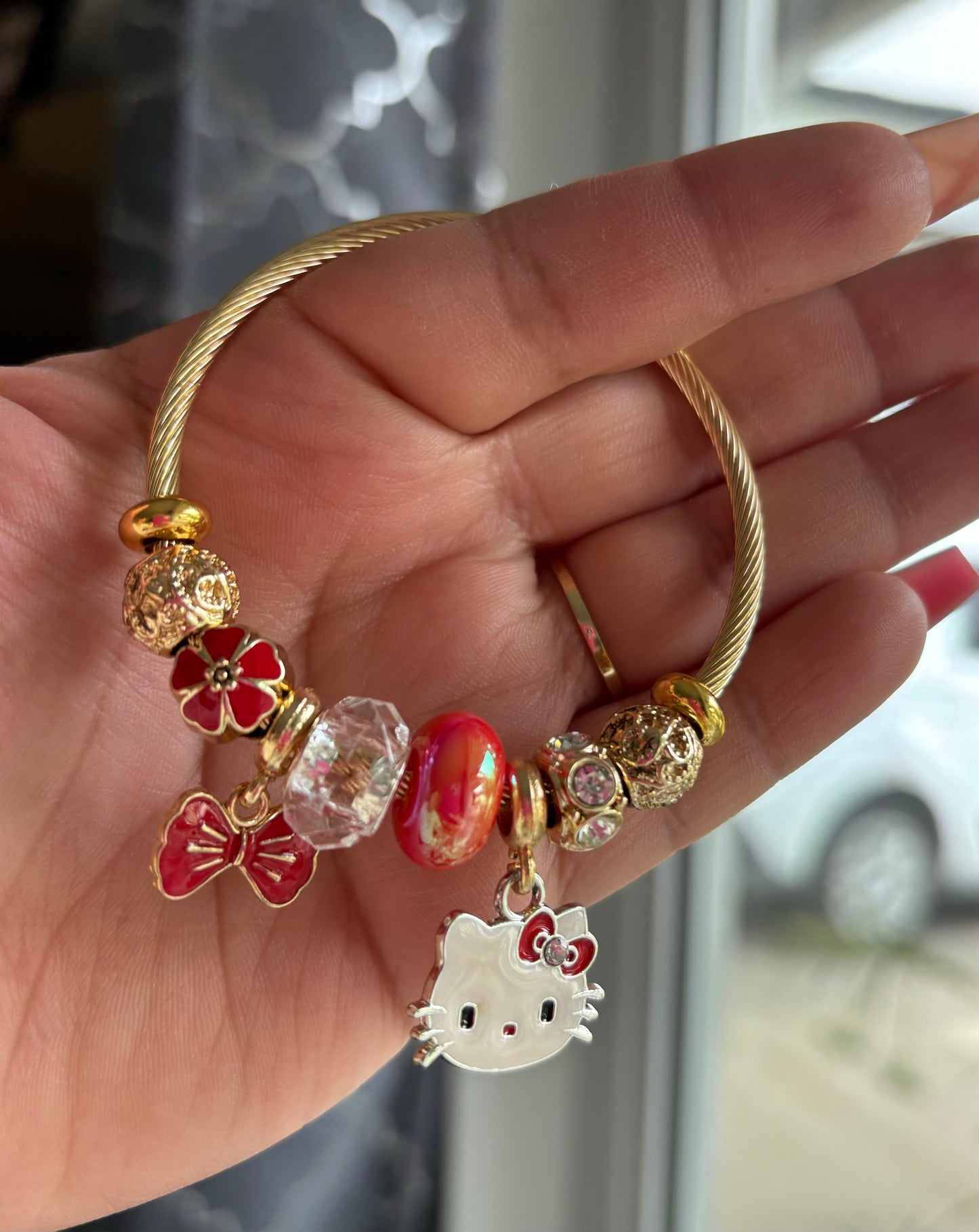 Red Bow HK Pandora Bracelet