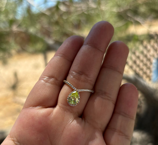 Light Green High Quality Ring