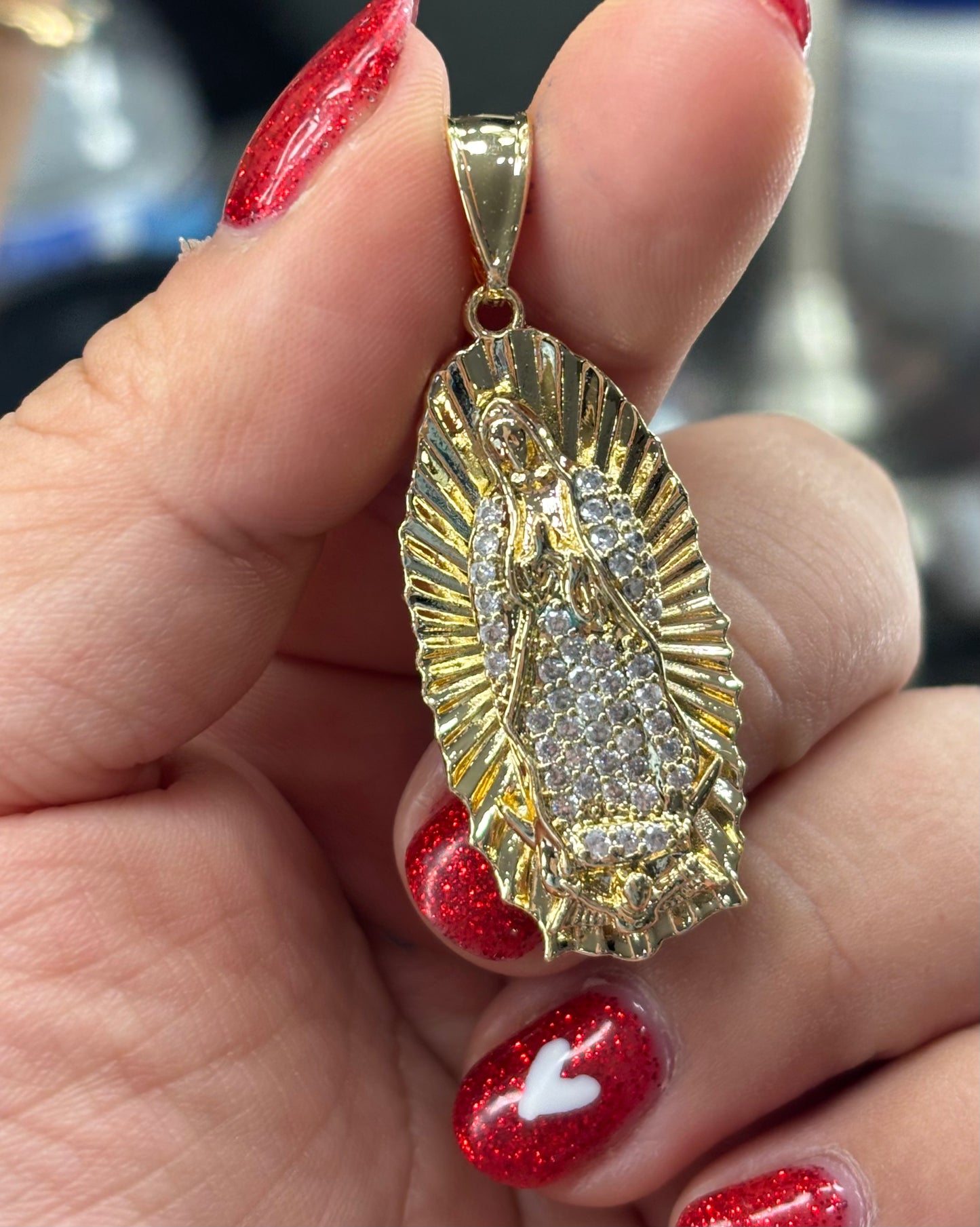Virgencita Bulto Pendant
