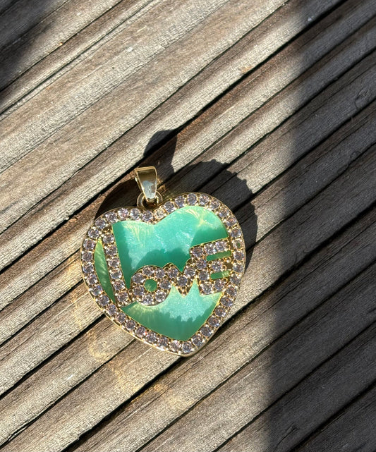 Love Aqua Pendant