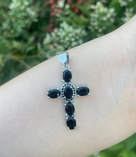 Obscuro Silver Cross Pendant