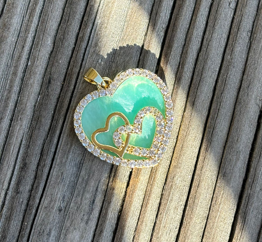 Double Heart Pendant