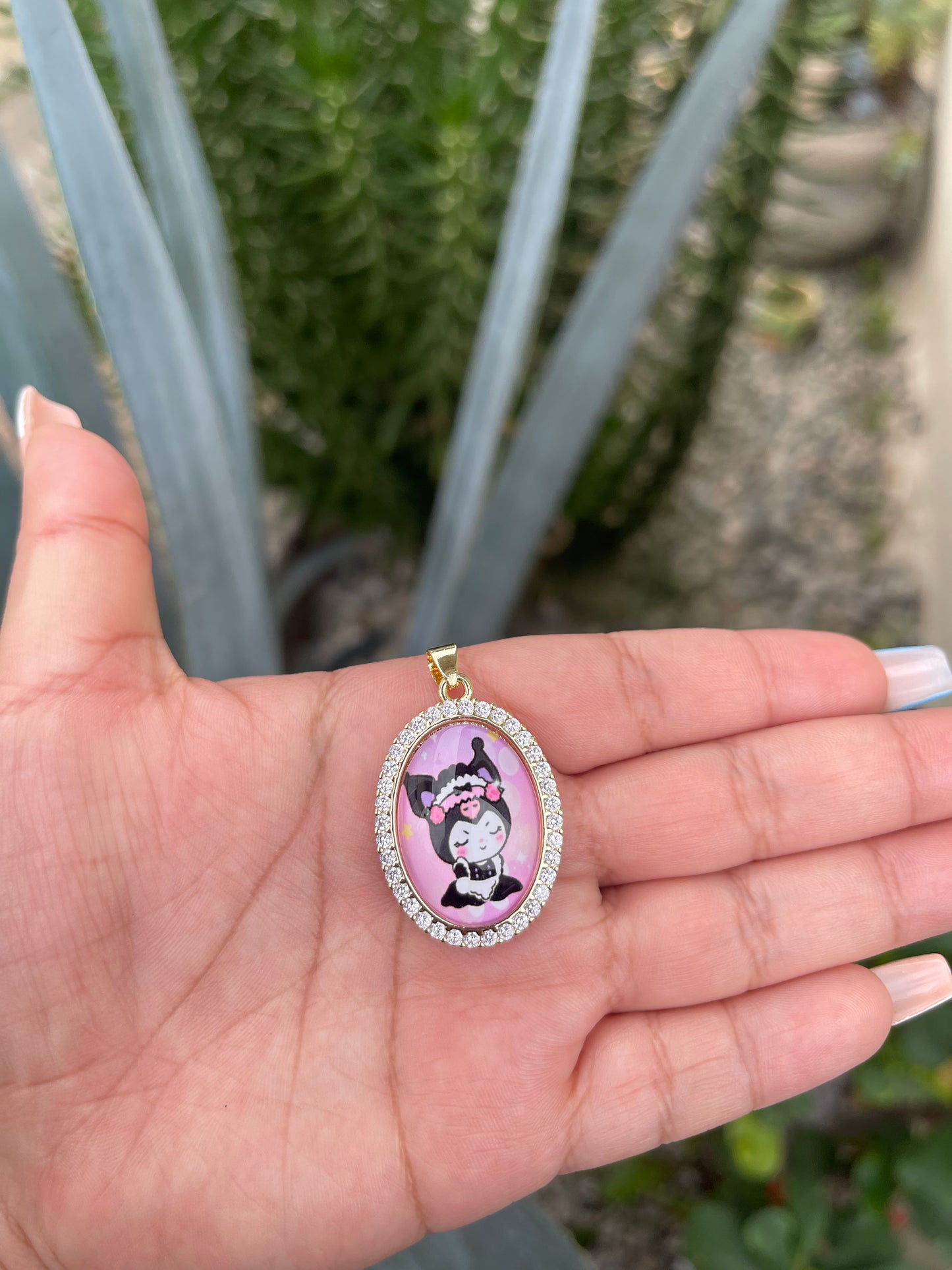 Purple Girl Pendant