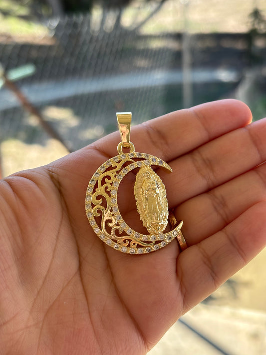 Luna Virgencita Pendant