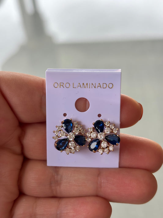 Blue Circle High Quality Earring