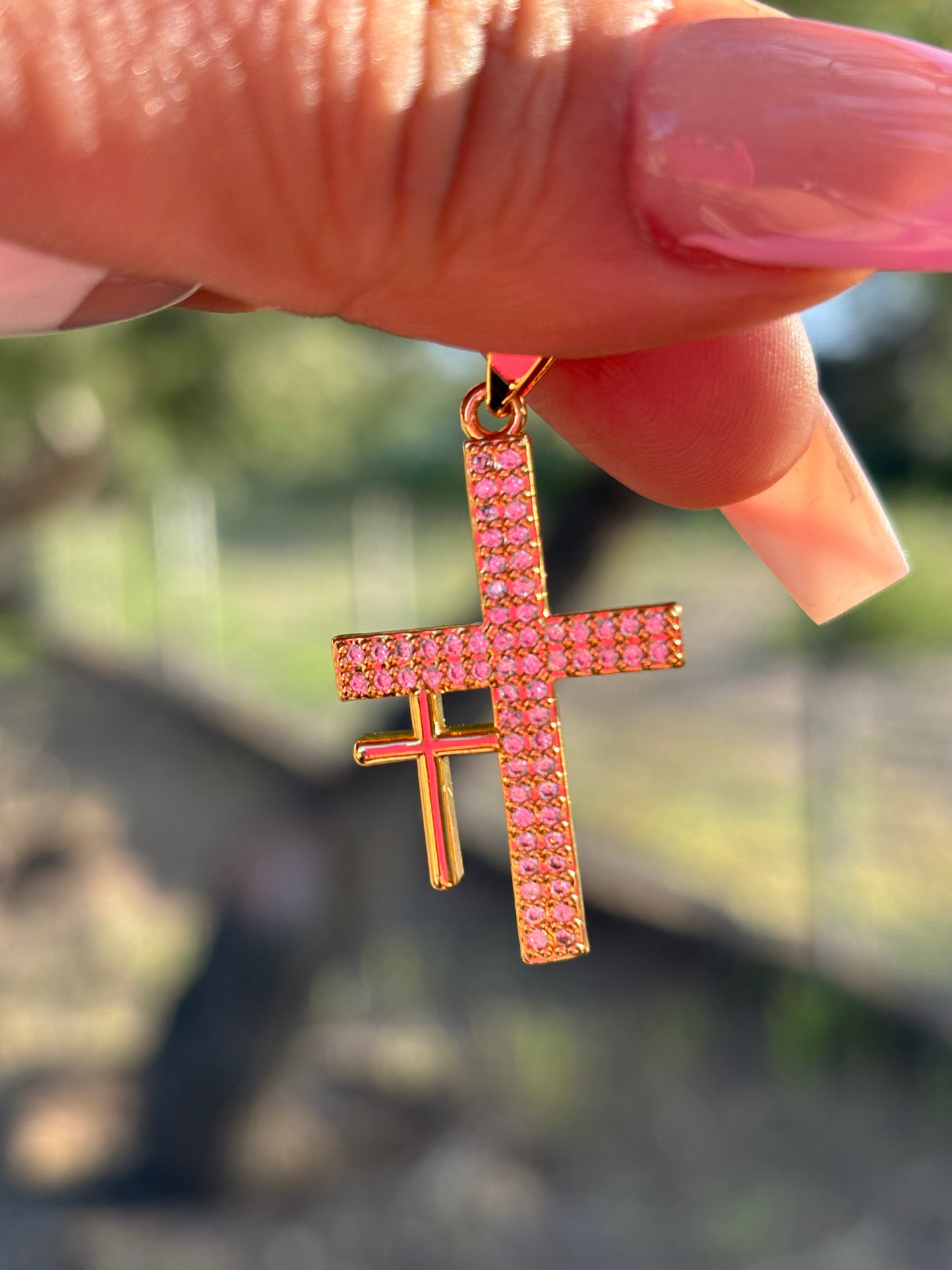 Double Cross Pendant