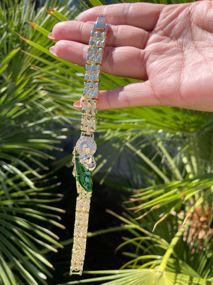 SJ green bracelet