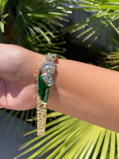 SJ green bracelet