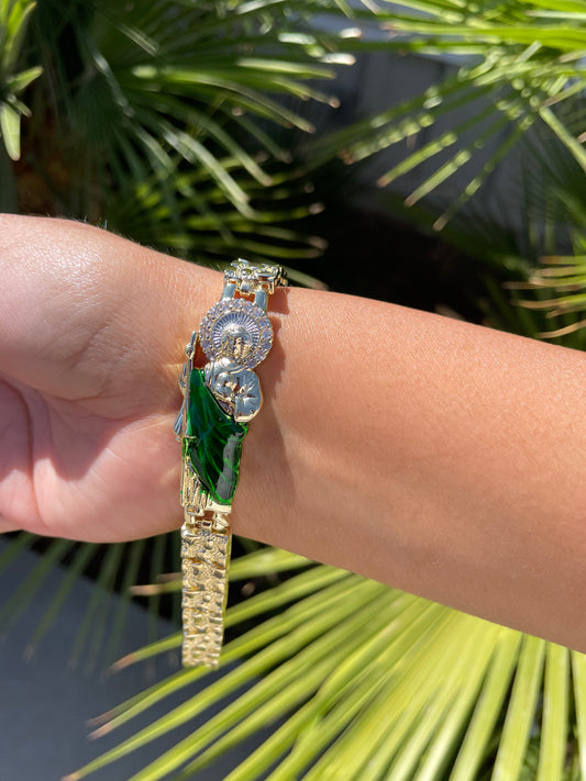 SJ green bracelet