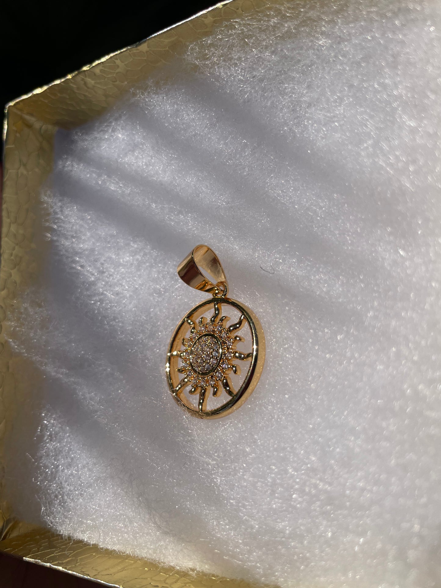 Sun circle pendant