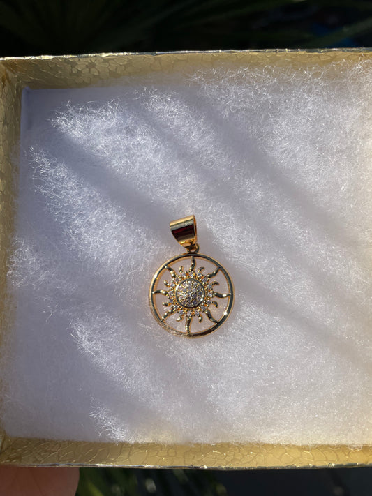 Sun circle pendant