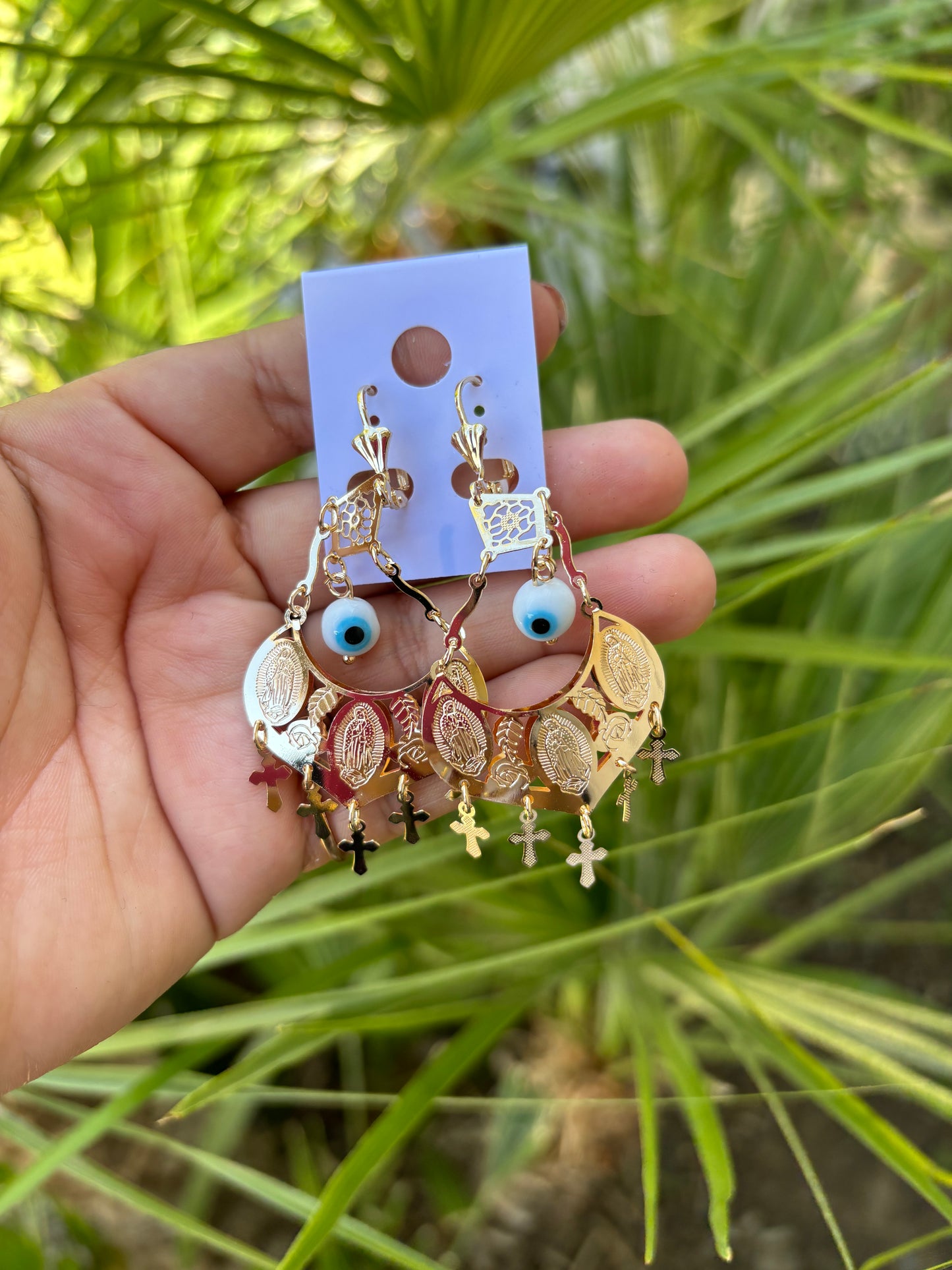 Virgencita Ojo Earrings