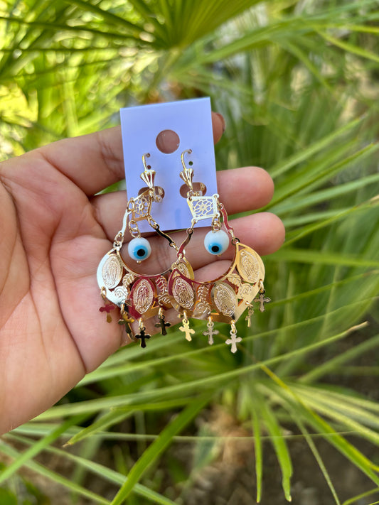 Virgencita Ojo Earrings