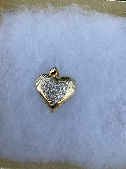 Heart gold plated Pendant