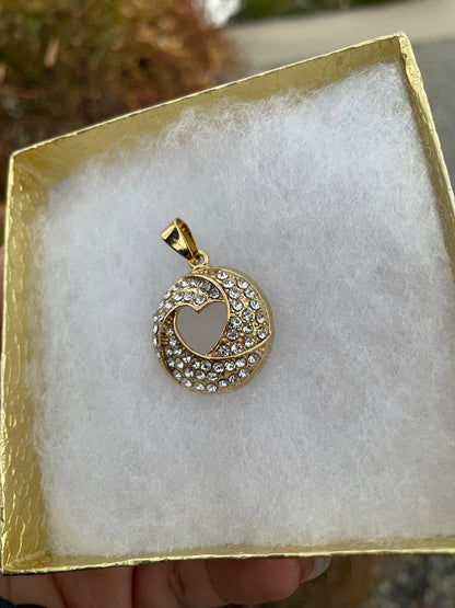 Heart circle Pendant