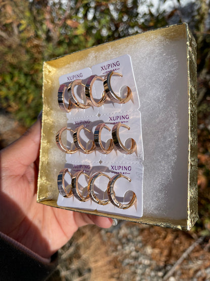 Tres oros earrings high quality