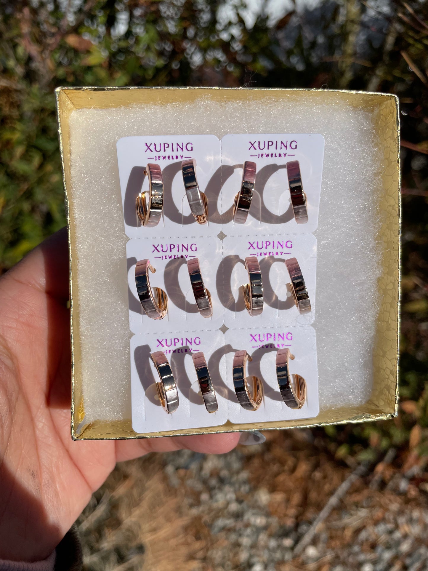 Tres oros earrings high quality