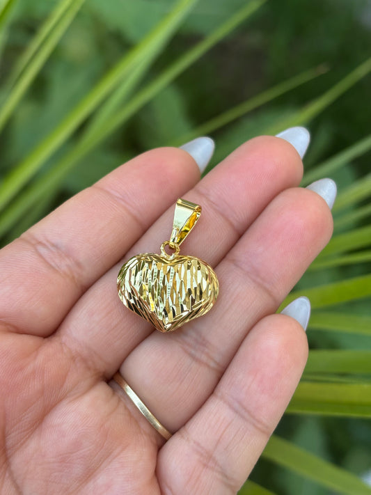 Nugget Heart Pendant