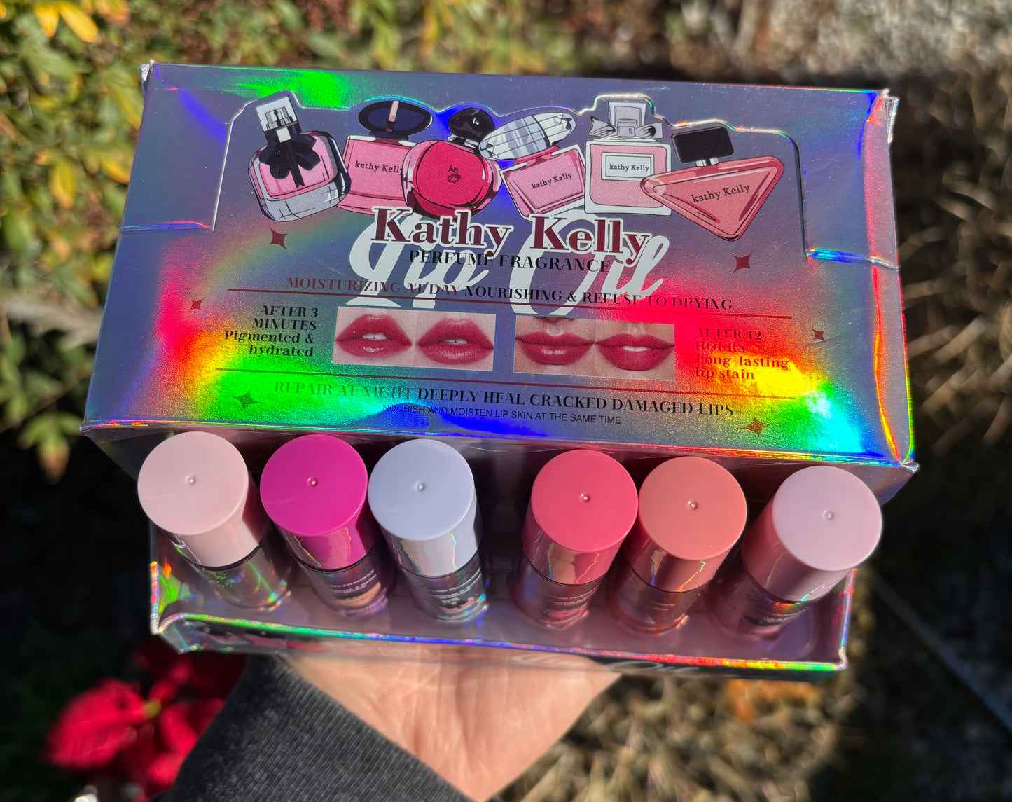 Kathy Kelly lip oil 7:98