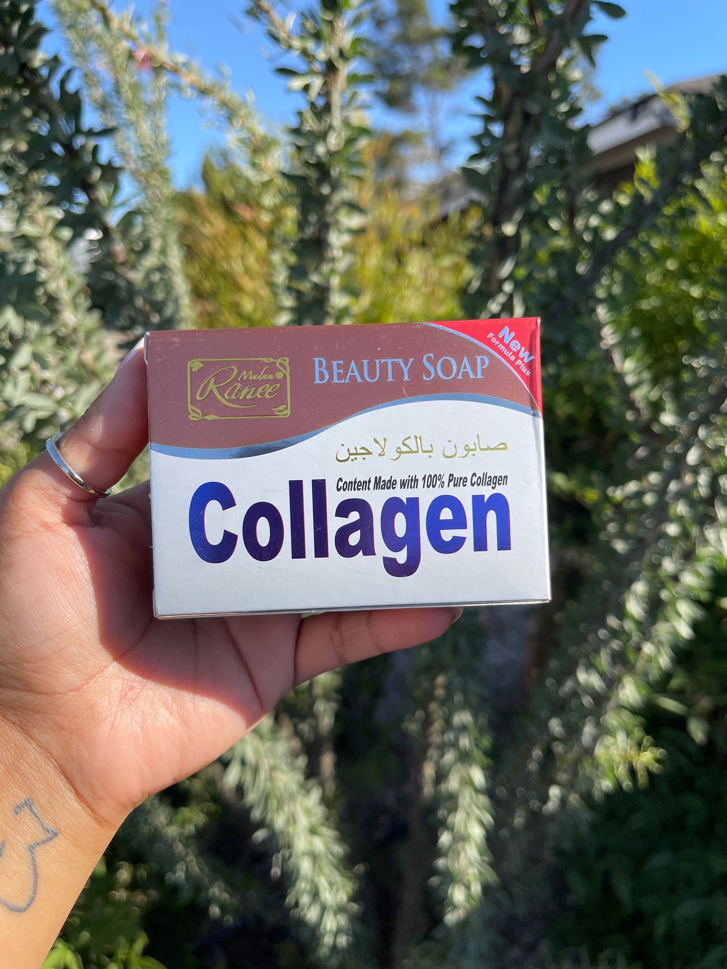 Collagen soap