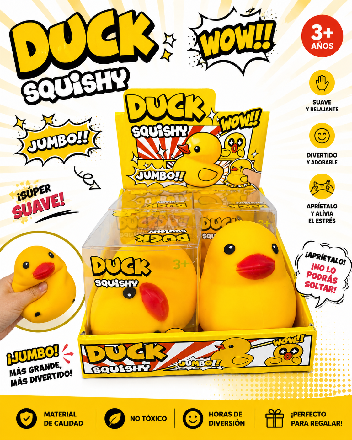 Duck squishy 4pc