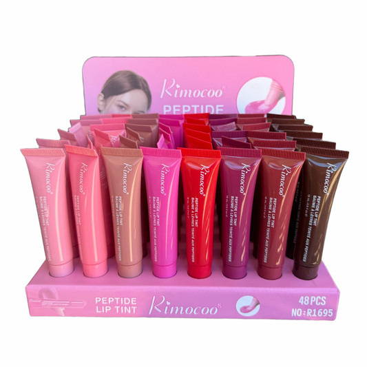 Peptide lip tints