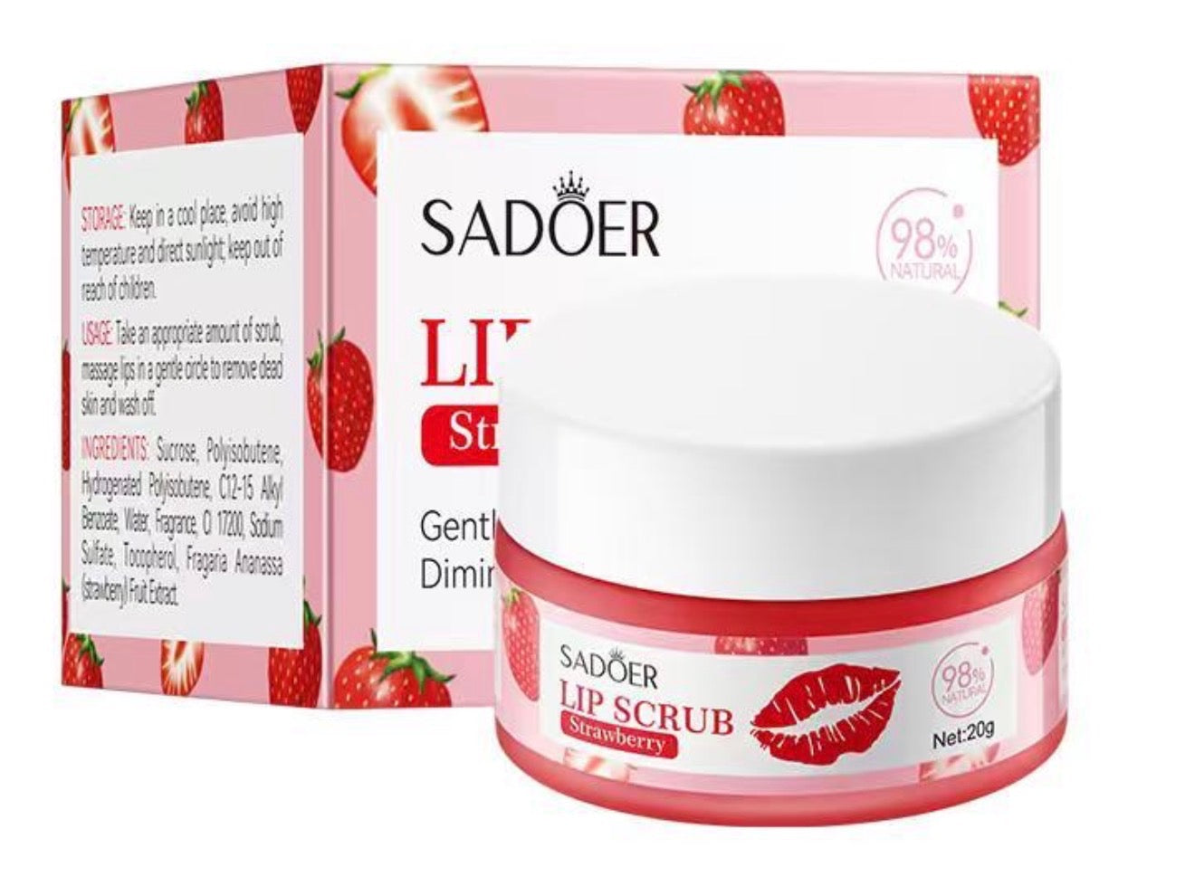 Strawberry lip scrub 1pc