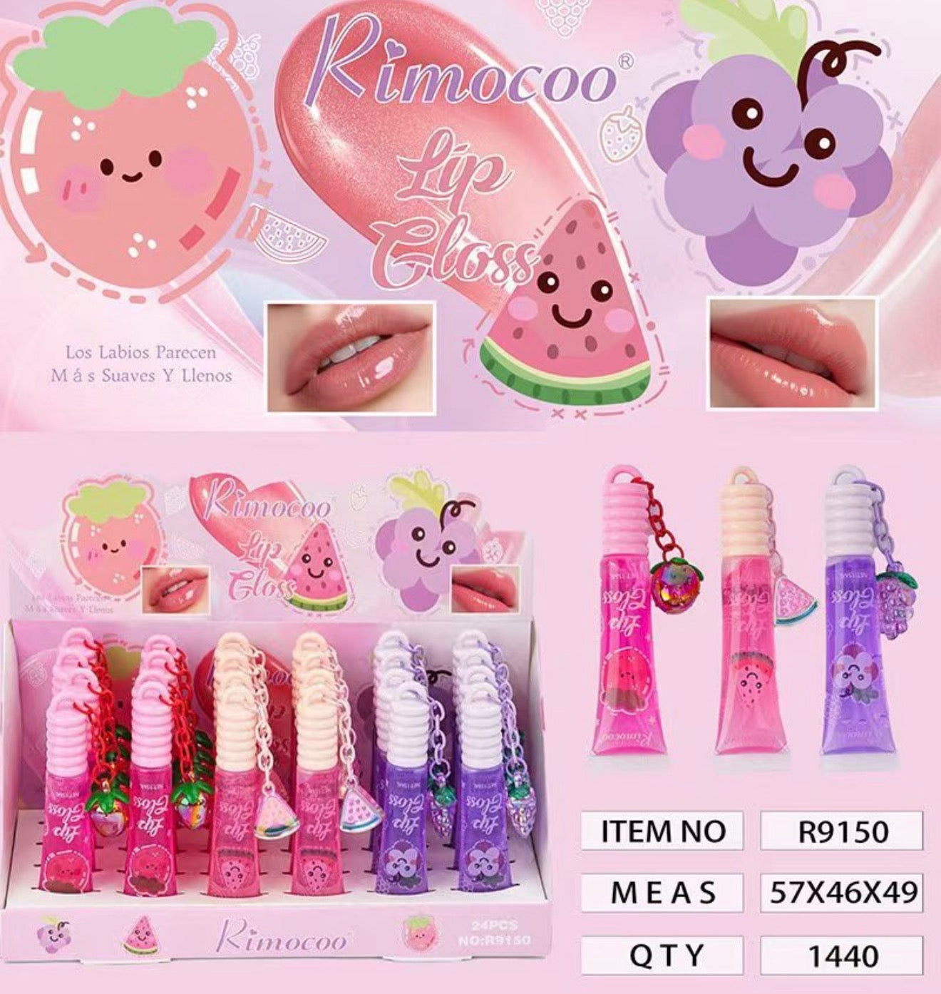 Fruit lip gloss