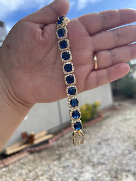 Blue Monaco Bracelet