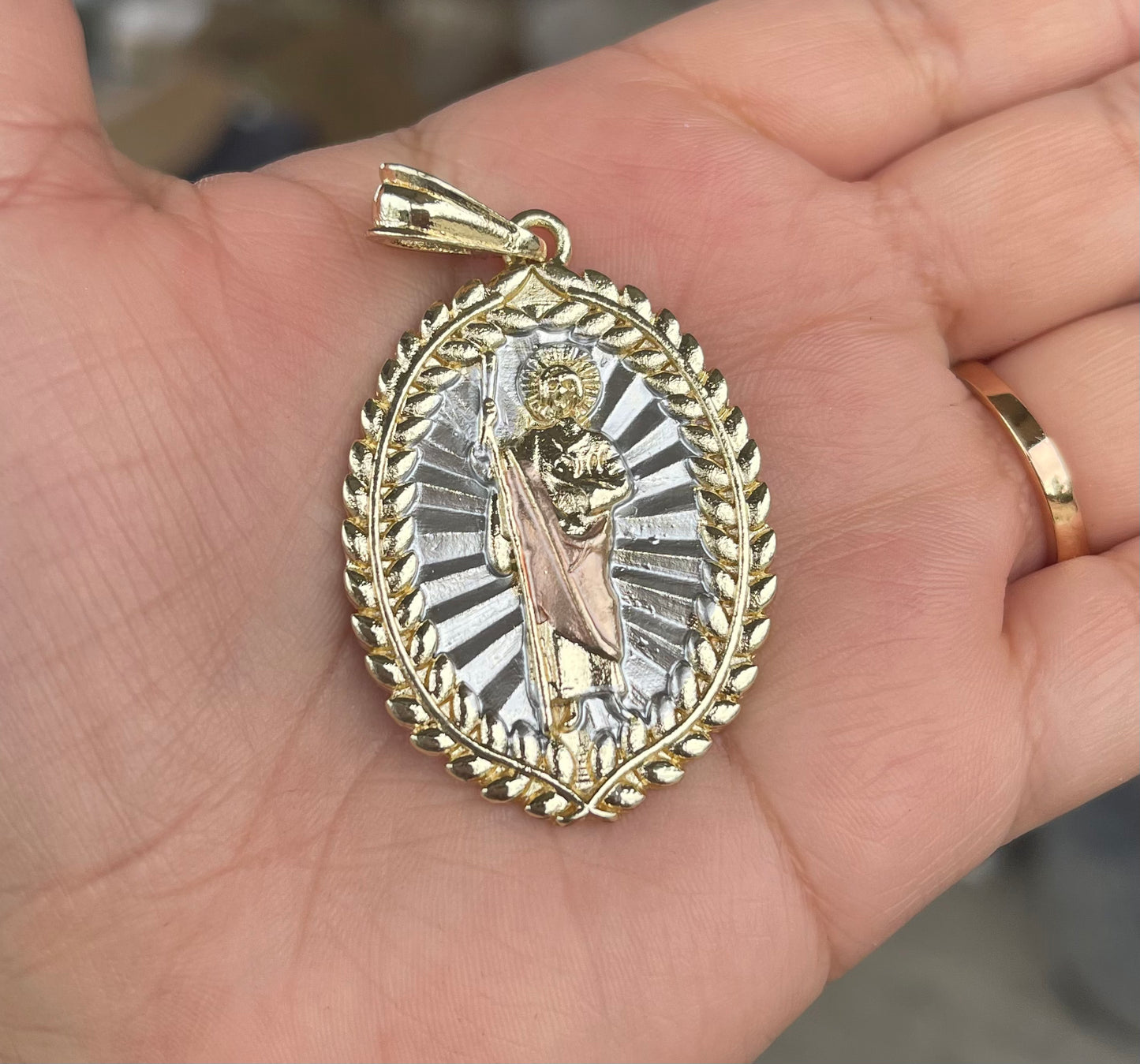 San Judas Large Pendant